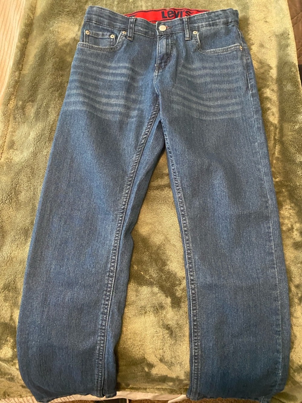 Levi's Men's Medium Blue Straight-Leg Jeans